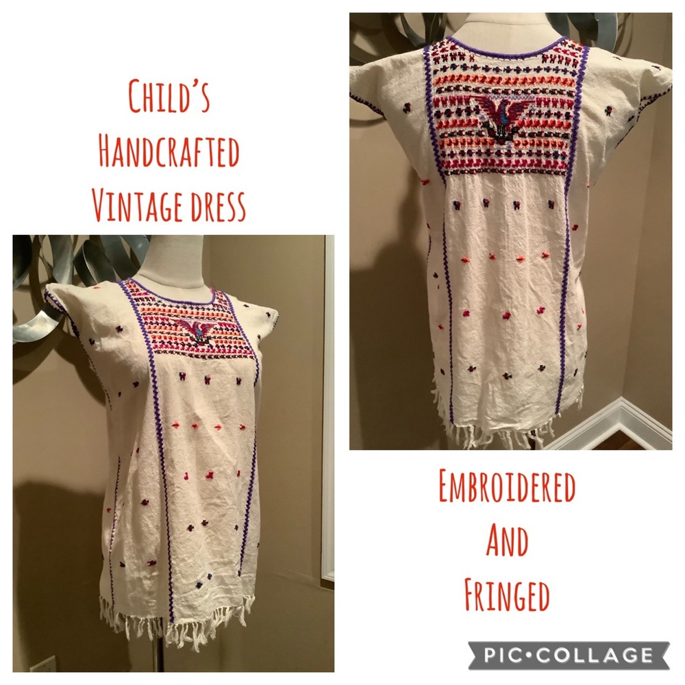 Handcrafted Embroidered Children’s Top/dress